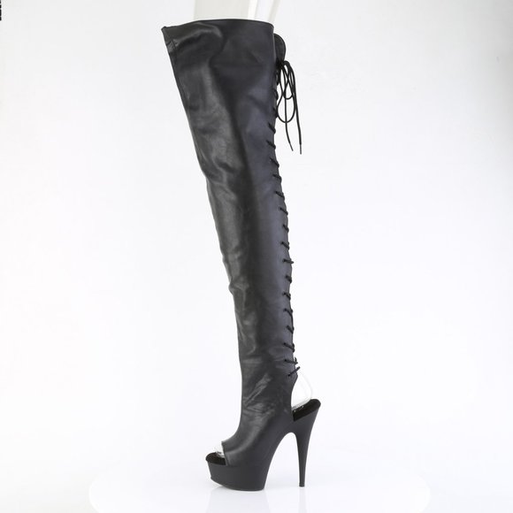 Shoes | High Heel Platform Thigh High Boots | Poshmark